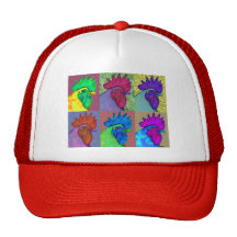 Roosters Gone Wild! Mesh Hats