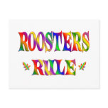 ROOSTERS RULE POST CARD