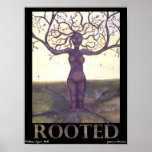Rooted Tree Goddess Poster