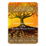 Roots of Love Romantic Tree Wedding Invitation