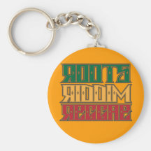Roots Riddim Reggae Keychain