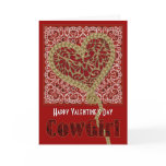 Roped My Heart Cowgirl Valentine