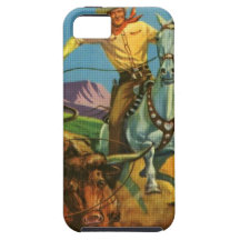 Roping a Steer iPhone 5 Covers