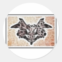 Rorschach Fractal 1 Sticker