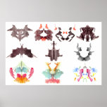 Rorschach Ink Blots Poster