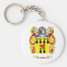 Ros Coat of Arms (Family Crest) Key Chain