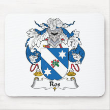 Ros Family Crest Mouse Pad