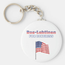 Ros-Lehtinen for Congress Patriotic American Flag Keychains