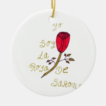 Rosa de Saron Ornament