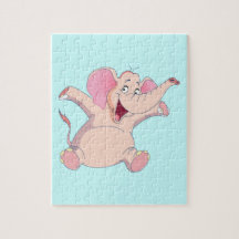 rosa Elefant pink elephant Foto Puzzle