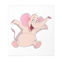 rosa Elefant pink elephant Kladde