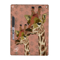 Rosa Giraffes Glitzy Dry Erase Board dry erase boards