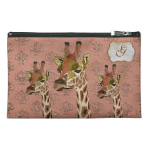 Rosa Giraffes Glitzy Travel Bag bagettes bags