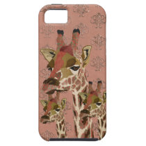 Rosa  Giraffes Pink  Glitzy  iPhone Case coques case-mate