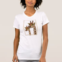 Rosa Giraffes T-shirt t-shirts