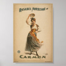 Rosabel Morrison in Carmen Poster