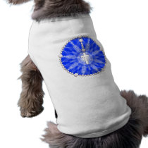Rosary Dream Catcher Blue Doggie T Shirt