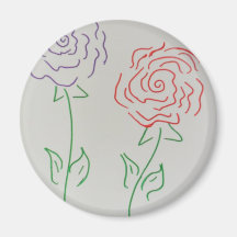 Rose4.JPG Fridge Magnet