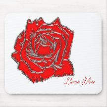 Rose #2 mousepads