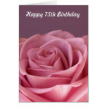 Rose 75th Birthday Card