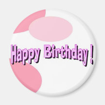 ROSE ! Aimant de joyeux anniversaire