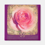 Rose and Butterfly Magnet