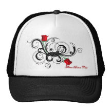 Rose Arms Trucker Hat - Black
