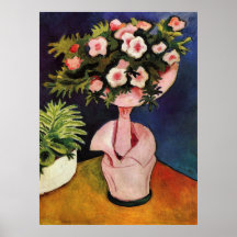 Rose Azaleas II by August Macke Posters