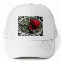 Rose & Baby's Breath Hat