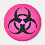 Rose Biohazard Magnet