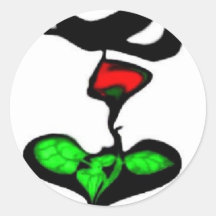 rose bird stickers