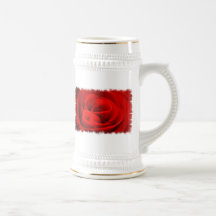 Rose Blossom Beer Stein Coffee Mugs