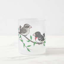 Rose-breasted Grosbeak Couple Coffee Mug