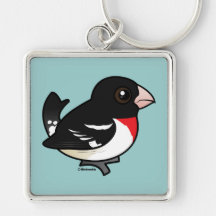 Rose-breasted Grosbeak Key Chain