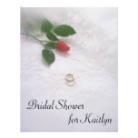 Rose Bridal Shower Personalized Invitations
