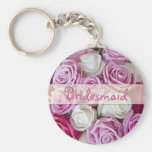 Rose Bridesmaid keychain