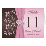 Rose, carte jointive florale de nombre de Tableau 