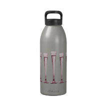 Rose Champagne Flutes Drinking Bottles