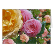 Rose Collage Card