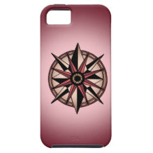rose compass star iPhone 5 case