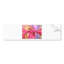 Rose Crystal - RedRose PinkRose Bud n Petal Bumper Sticker