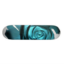 Rose de bleu plateau de skate