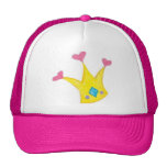 Rose de chapeau de couronne casquette de camionneur