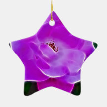 Rose de pourpre ornement de noël