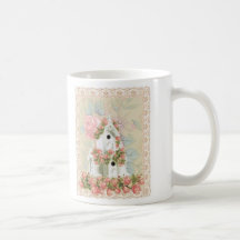Rose de rose et tasse de chien