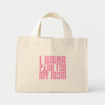 Rose d'usage du CANCER DU SEIN I pour ma maman 16 Sac En Toile