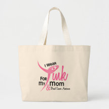 Rose d'usage du CANCER DU SEIN I pour ma maman 41 Sac En Toile