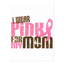 ROSE d'USAGE du cancer du sein I POUR MA MAMAN 6,3 Cartes Postales
