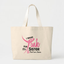 Rose d'usage du CANCER DU SEIN I pour ma soeur 41 Sacs Fourre-tout