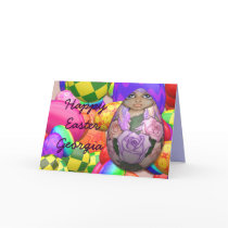 Rose Easter Egg Card